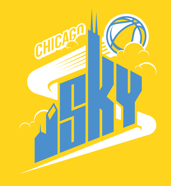 Chicago Sky 2006-Pres Alternate Logo v2 iron on transfers for T-shirts